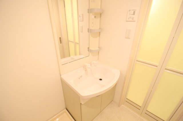 シーガルマンションⅡの洗面所|脱衣スペースもあります