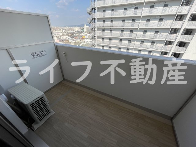 スプランディット高井田のバルコニー|落ち着いた時間を過ごせるバルコニーです