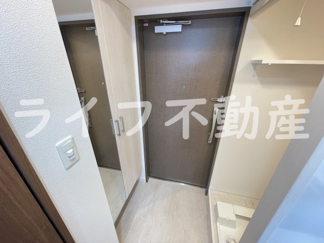スプランディット高井田の玄関|シンプルで使いやすい玄関です