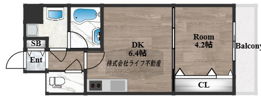グランカーサ高井田の間取り