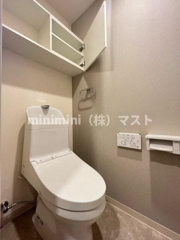 大阪市天王寺区東高津町の賃貸マンションのトイレ