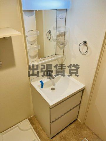 仲介手数料0円！ハーモニーテラス高道町Vの洗面所