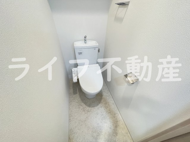グランカーサ高井田のトイレ|シンプルで使いやすいトイレです