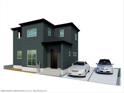 リーブルガーデン　岡山市北区吉備津の外観パース