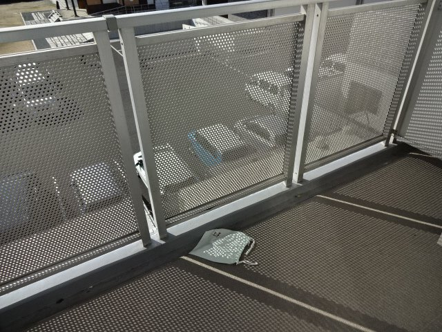 デュプレックス船場のバルコニー