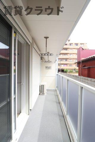 カーサ　フェリーチェのバルコニー|広々としたバルコニーです
