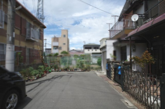 【前面道路含む現地写真】 | 前面道路幅員：約6.3m