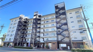 【外観】 | セントラルハイツ淀 | 外壁塗装済みで綺麗な外観です