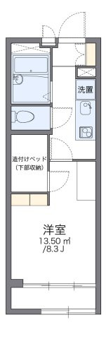 【間取り】 | レオパレス千成Ⅱ