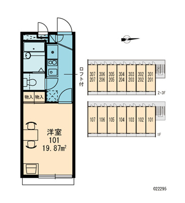【区画図】 | レオパレスセジュール野江