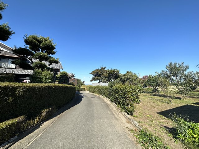 善導寺町木塚の前面道路含む現地写真