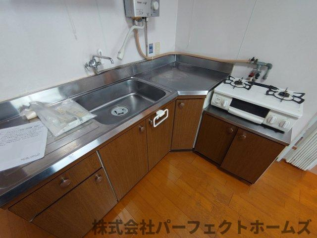 枚方ハイツ2号棟のキッチン|使いやすいキッチンです