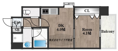 スプランディット高井田の間取り