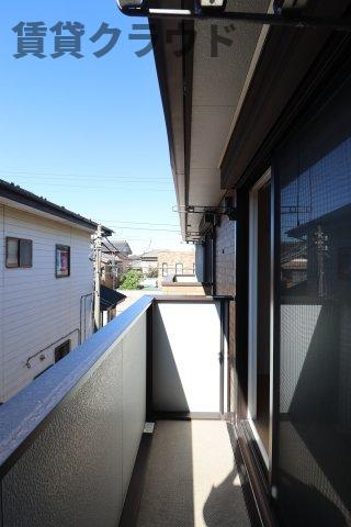 プランドールのバルコニー|洗濯物もよく乾きそうな、陽当たり良好なバルコニーです！