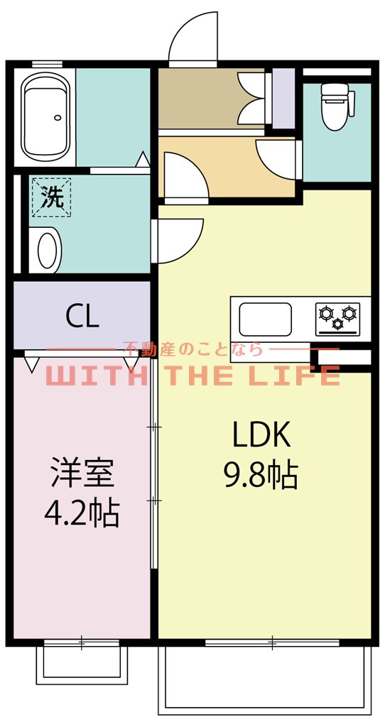 メゾンシュクレの間取り