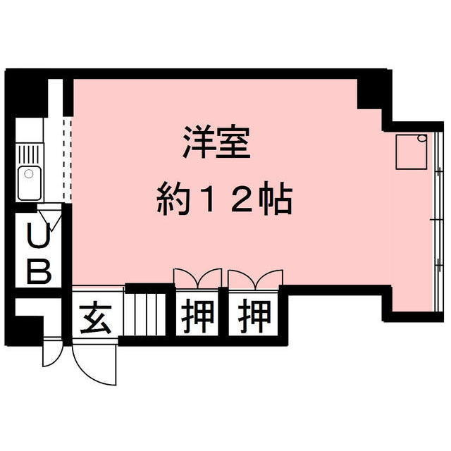 岐阜市杉山町の事務所の間取り
