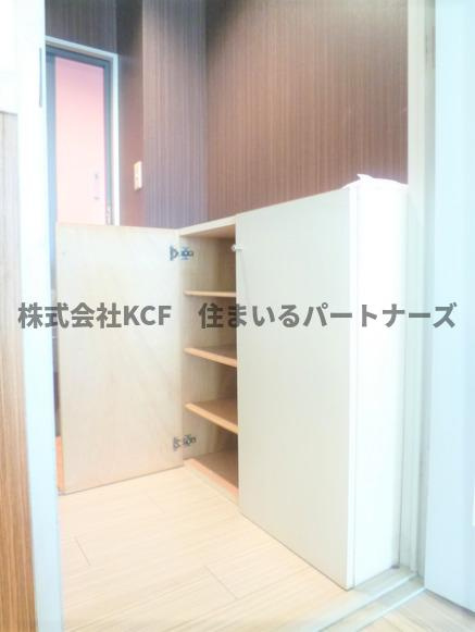 ワンバイワンの玄関|シンプルで使いやすい玄関です