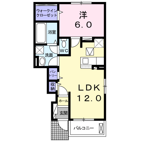 【間取り】 | リーヴプランタンⅡ　Ｂ