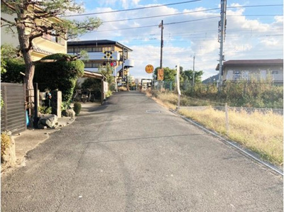 【前面道路含む現地写真】 | 嵯峨天龍寺広道町　売土地（建築条件無）1号地　