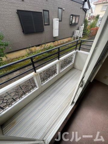コーポサンフラワーのバルコニー