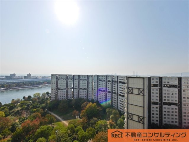 芦屋浜第二住宅　第六-壱号棟の展望