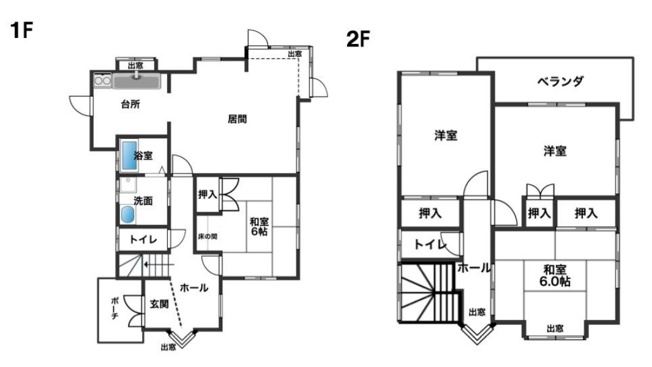 【間取り】 | 加古川市野口町坂井　中古戸建 | 4LDKです。