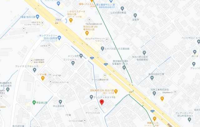 加古川市野口町坂井　中古戸建の地図