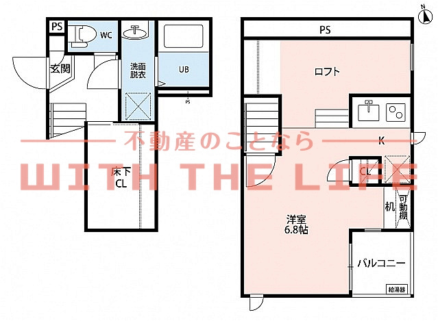 CBヴィレッタ津福駅前の間取り