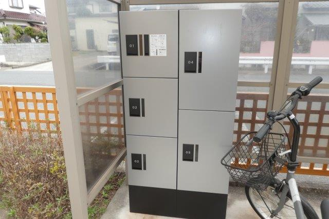 倉敷市羽島のアパートのその他共用部分|宅配ボックス完備