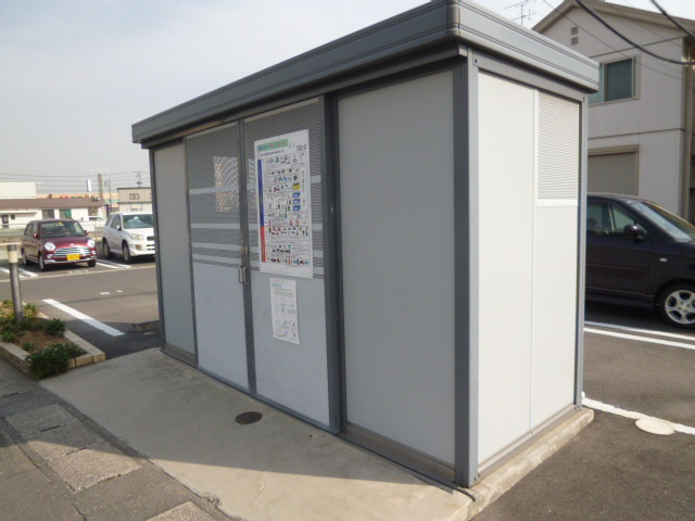 倉敷市羽島のアパートのその他共用部分|敷地内専用ゴミステーション
