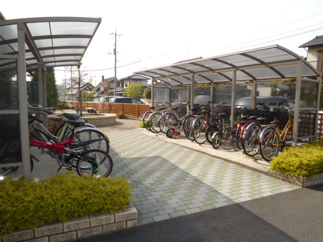 倉敷市羽島のアパートのその他共用部分|駐輪場