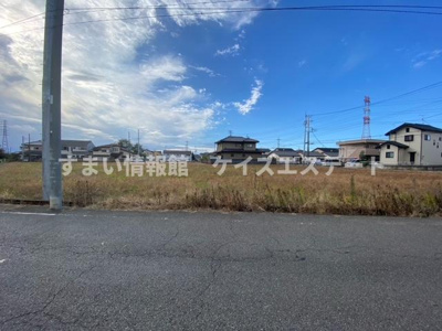 【外観】 | 太田市宝町　土地　2区画 | 北側公道：約7ｍ