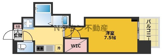 【間取り】 | エステムコート名古屋平安通クチュール | 間取りです
