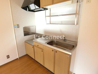 【キッチン】 | アルブルコリーヌⅡ | ２口ガスコンロ設置可能なキッチン。