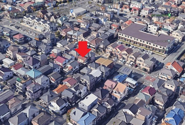 越谷市下間久里売地　建築条件なしの外観