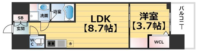 【間取り】 | アーバネックス難波WEST