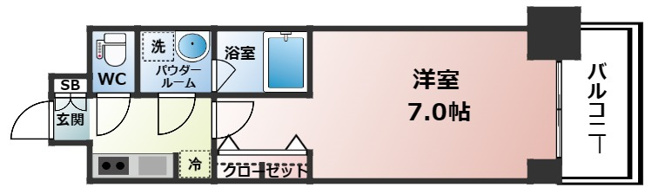 【間取り】 | S-RESIDENCE福島玉川Uno