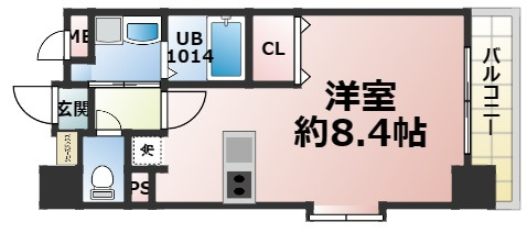【間取り】 | ラグゼ江戸堀