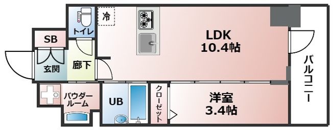【間取り】 | S-RESIDENCE堺筋本町Deux