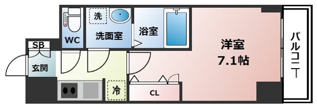 【間取り】 | S-RESIDENCE堺筋本町Deux