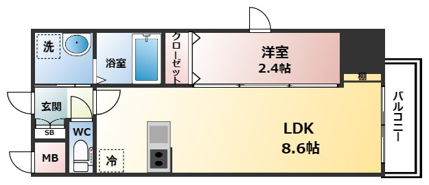 【間取り】 | ONLYONE天六