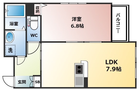 【間取り】 | Glicina南巽vient