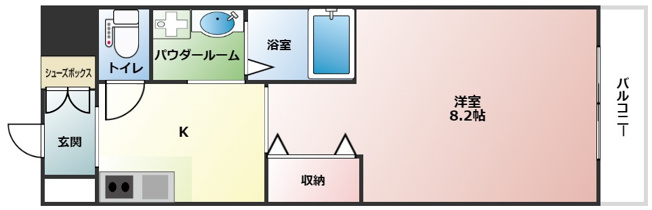【間取り】 | ローズコーポ本町