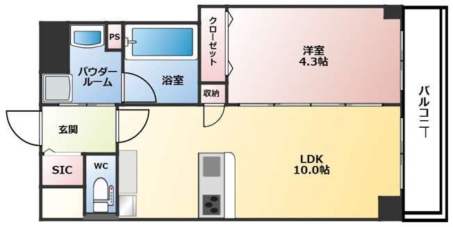 【間取り】 | Moolio新深江