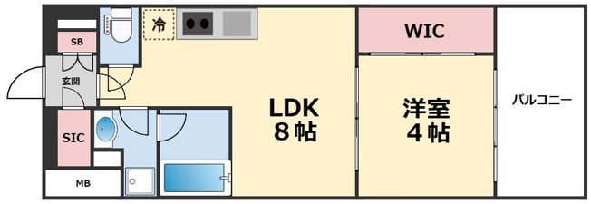 【間取り】 | ブエナビスタ梅田ノース