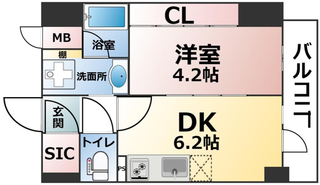 【間取り】 | エステムコート大阪福島Ⅱレイヤー