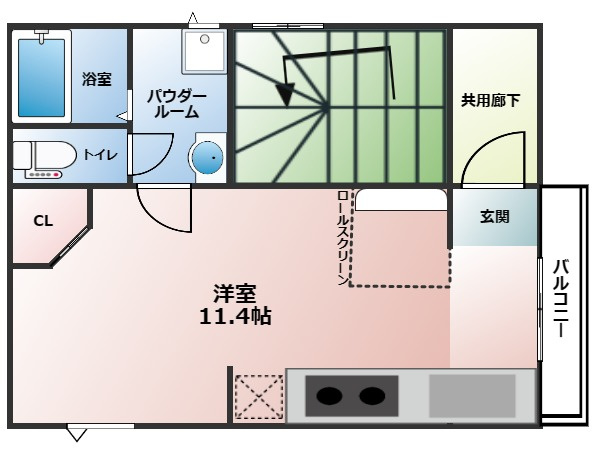 【間取り】 | Masion de chaton Hiraoka