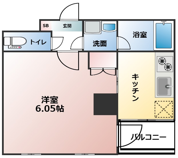 【間取り】 | CHATEAU NAMBA RIPPLE シャトーナンバリブレ