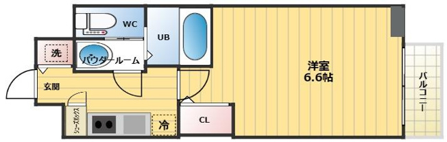 【間取り】 | エスライズ難波EAST