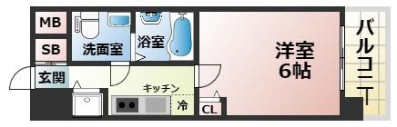 【間取り】 | アーバンパーク難波